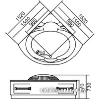 Ванна Gemy G9082 K