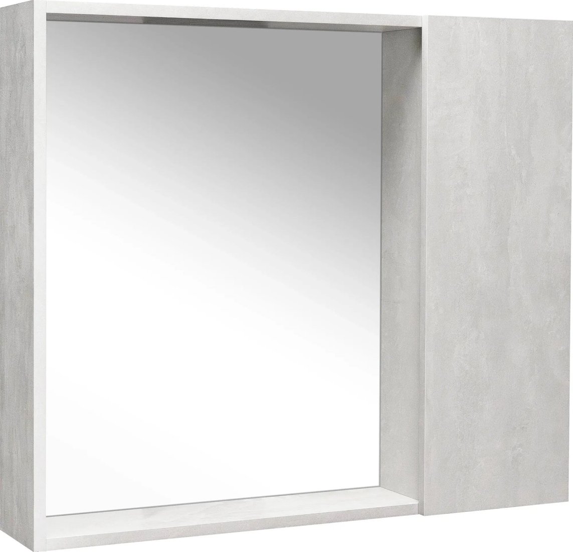 

Viant Шкаф с зеркалом для ванной Берлин 80 VBER80C-ZSH