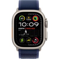 Умные часы Apple Watch Ultra 2 LTE 49 мм (титановый корпус, титановый/синий, нейлоновый ремешок M/L)