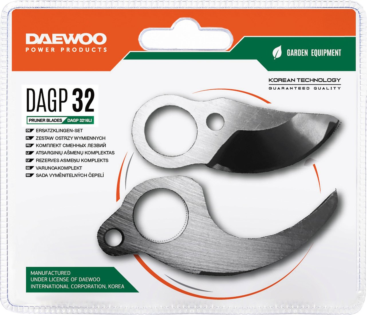 

Лезвие для секатора Daewoo Power DAGP 32