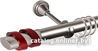 

Карниз для штор АС ФОРОС Grace D25Г составной + наконечники Вена красный (3м, сатин)
