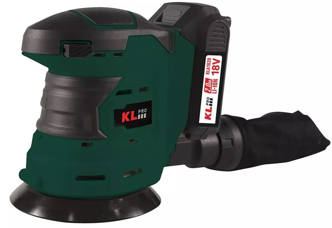 Эксцентриковая шлифмашина KLPRO KLEZ18-20 (с 2-мя АКБ)
