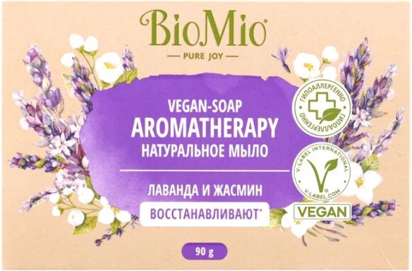 

BioMio Мыло твердое Bio-Soap жасмин и эфирное масло лаванды 90 г