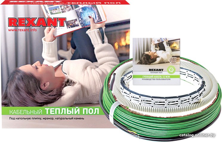 Нагревательный кабель Rexant Slim RNB-145-2600 2600Вт