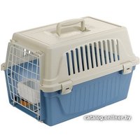 Переноска Ferplast Atlas 10 (голубой, с ковриком и поилкой)