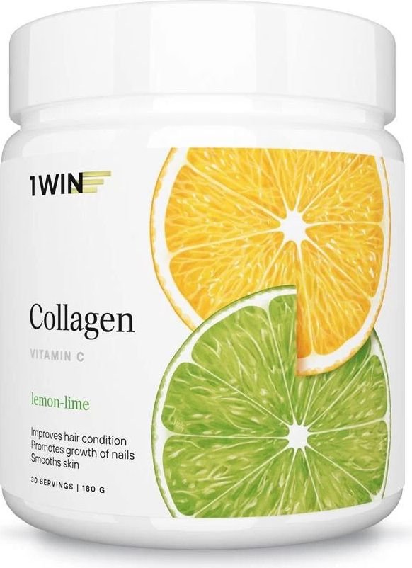 

Витамины, минералы 1WIN Collagen + Vitamine C (лимон/лайм, 180 г)