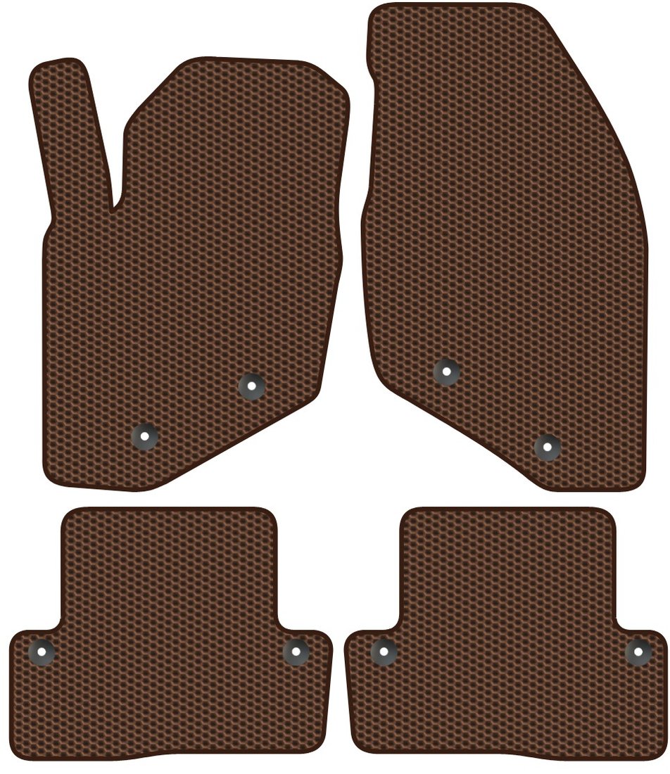 

Комплект ковриков для авто Alicosta Volvo S60 I (седан) 2000 - 2010 (коричневый, сота)