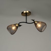 Подвесная люстра BayerLux Дассе 10385903 (черный/бронза)