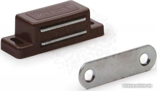 Защелка магнитная Weiboya малый коричневый