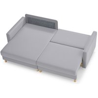 Угловой диван Mio Tesoro Дублин 497 (светло-серый 841)