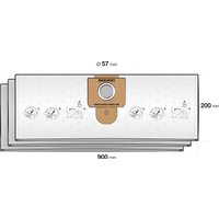 Фильтр-мешок Daewoo Power DAVC 20TBH (3 шт)