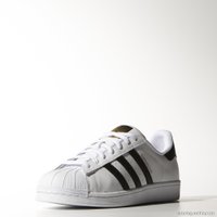 Кроссовки Adidas Superstar белый-черный (C77124)