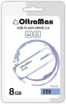

USB Flash OltraMax 220 8GB (фиолетовый) [OM-8GB-220-Violet]