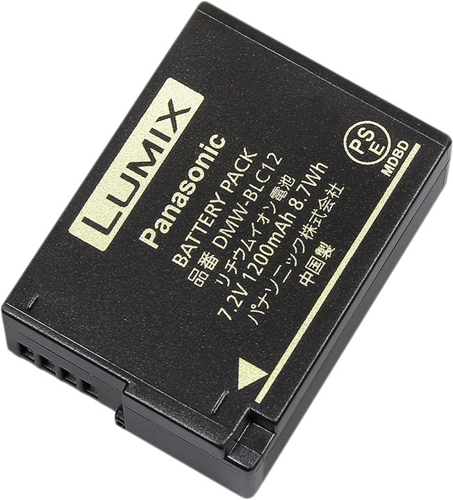 

Аккумулятор Panasonic DMW-BLC12E
