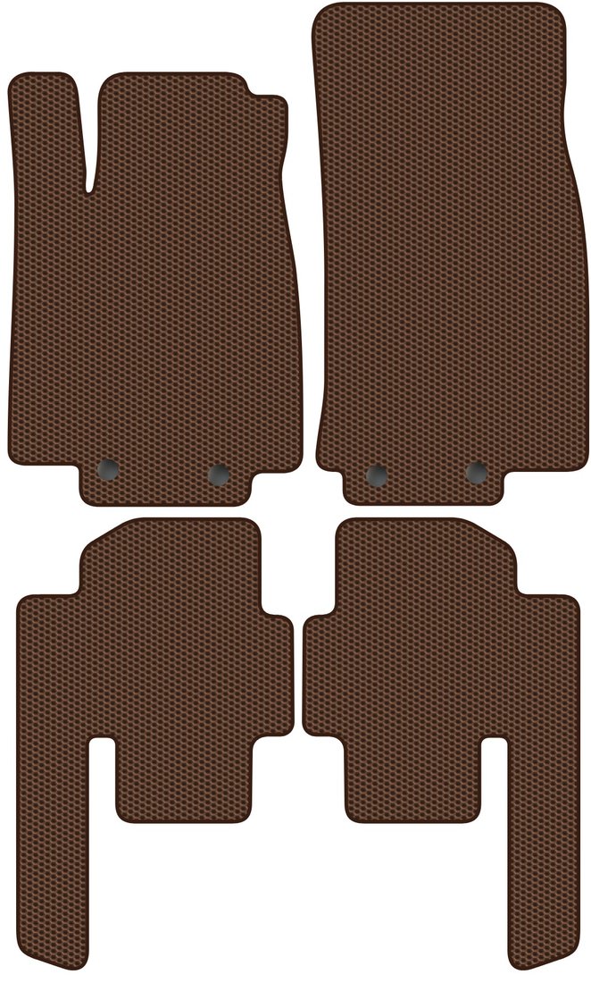 

Комплект ковриков для авто Alicosta Mercedes-Benz R-Class I (минивэн / W251, W251,V251) 2005 - 2013 (коричневый, сота)