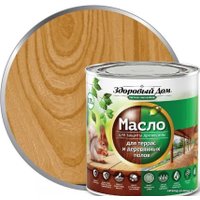 Масло Здоровый дом Для террас и деревянных полов 1.8 л (орех)