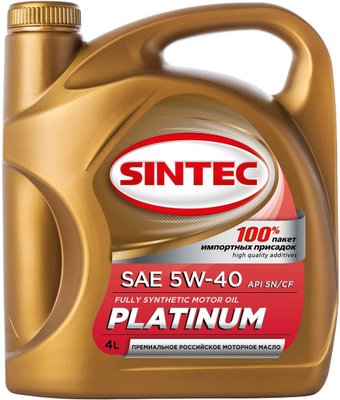 Sintec Platinum 5W-40 API SN/CF 4л
