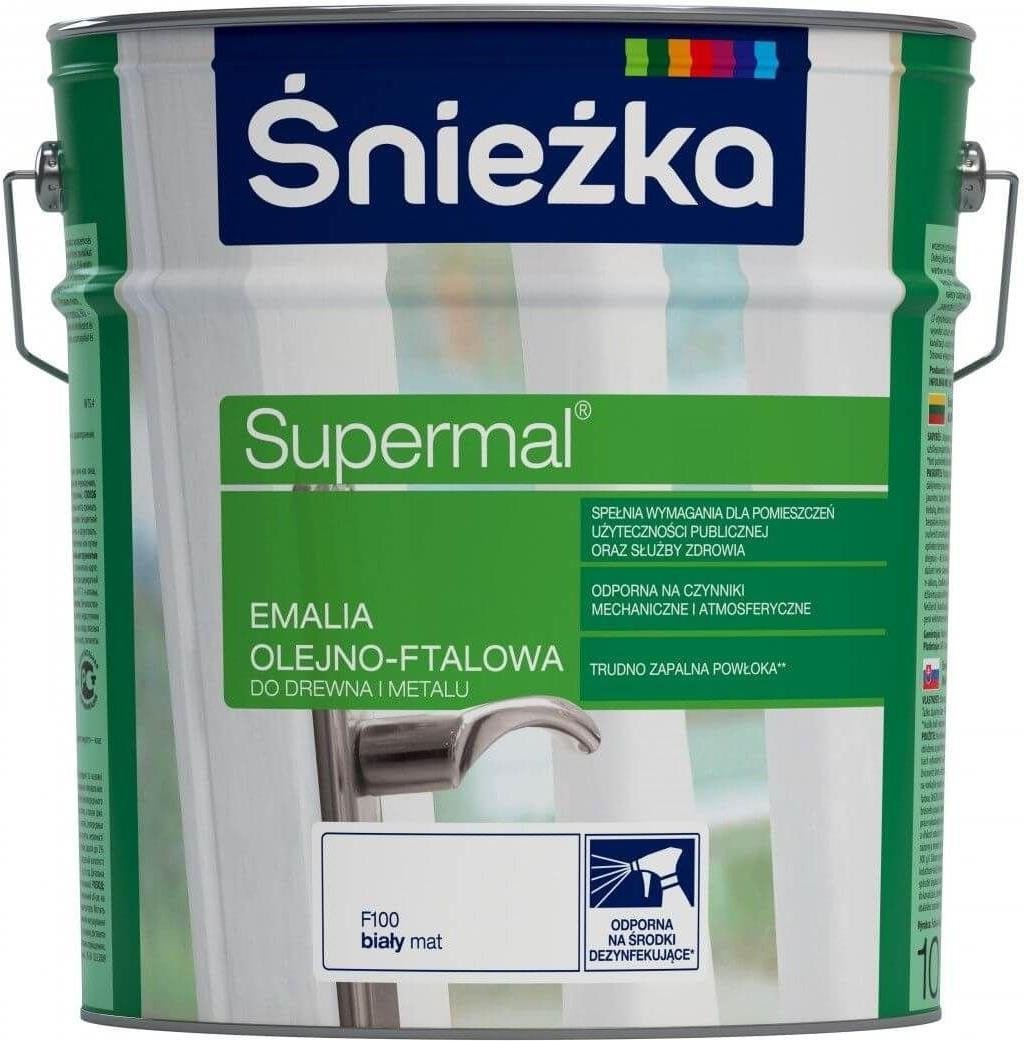

Эмаль Sniezka Supermal Emalia Olejno-Ftalowa 800 мл (светлый пепельный)