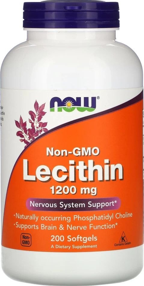 Витамины, минералы Now Foods Лецитин соевый/Lecithin Soy 1200 мг (200 капсул)