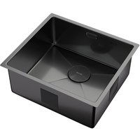 Кухонная мойка ZorG Zerox 49 U / IF PVD Gunblack