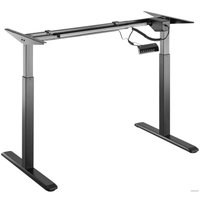 Стол для работы стоя ErgoSmart Electric Desk 1380x800x18 мм (бетон чикаго светло-серый/черный)