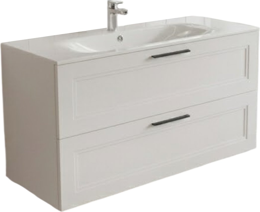 TERMINUS Тумба с умывальником Классик 100x62x45 с 2 ящиками CLA106001900301O (белый)