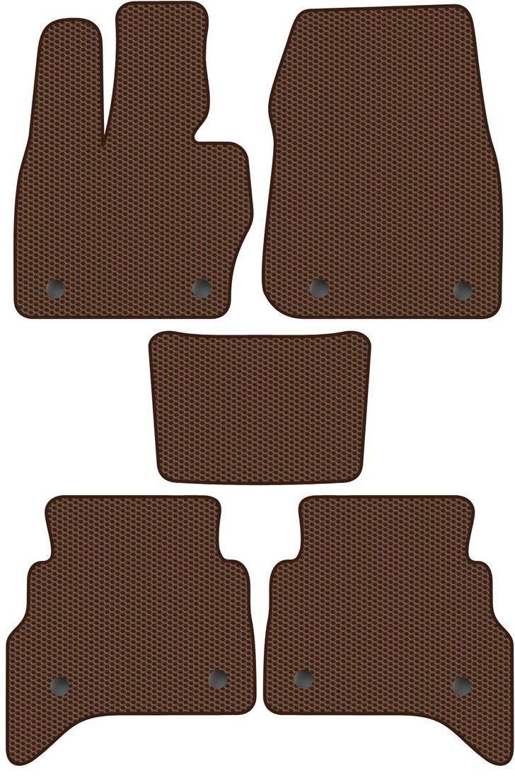 

Комплект ковриков для авто Alicosta Land Rover Range Rover Autobiography V (suv / L460 Long) 2021 - Н.В. (коричневый, сота)