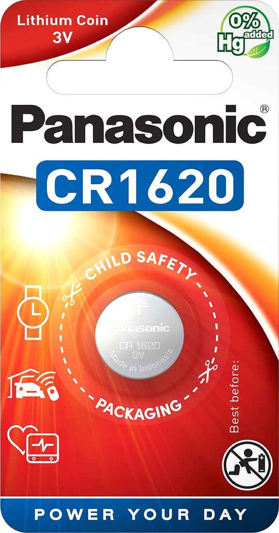 

Батарейка Panasonic CR1620 CR-1620EL/1B