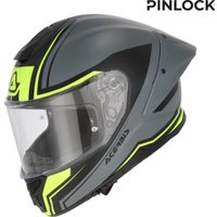 Мотошлем Acerbis Tarmak-X 0027315.290.064 (M, серый/желтый)