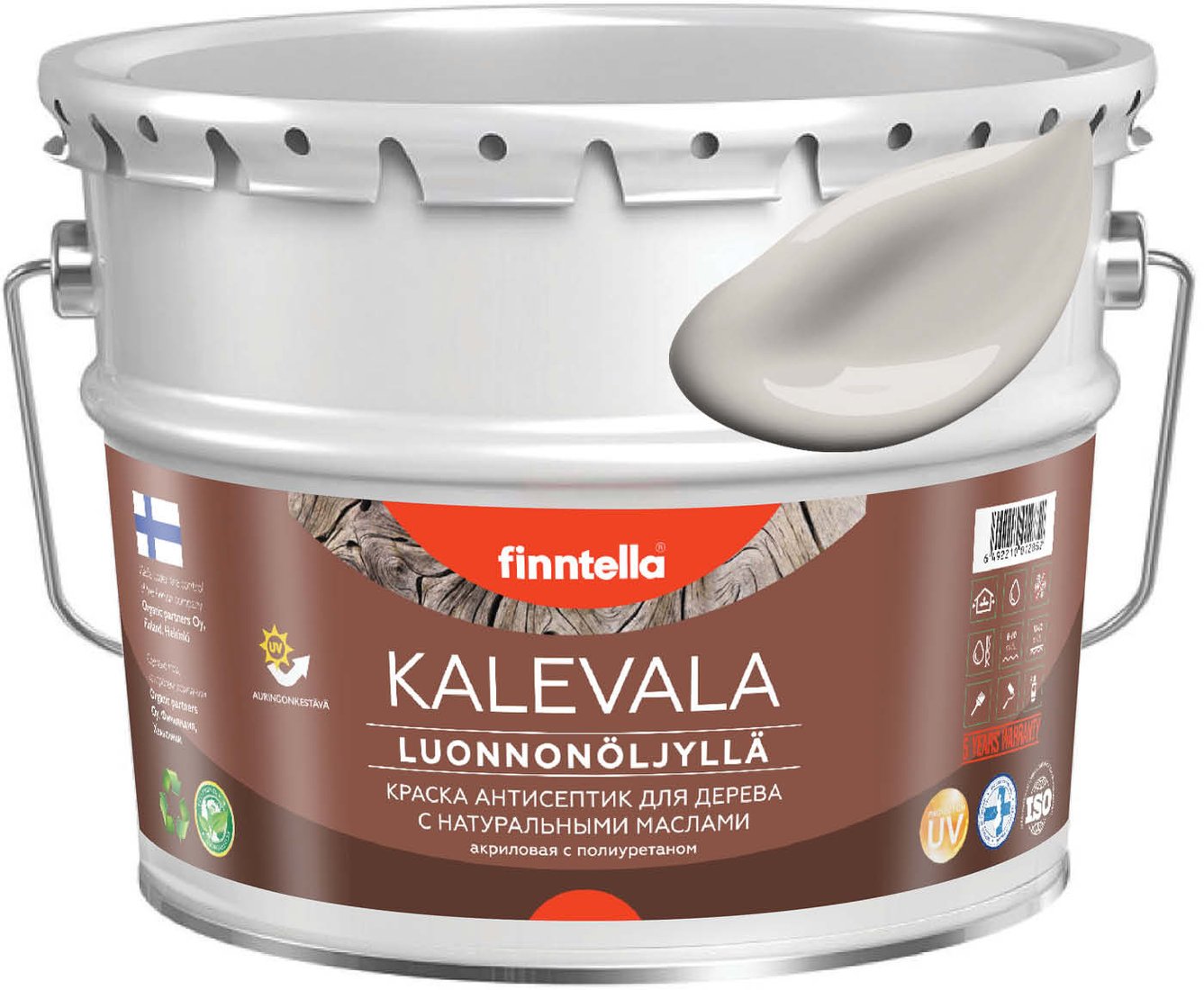 

Краска Finntella Kalevala Vuoret F-13-1-9-FL076 9 л (коричневый/серый)