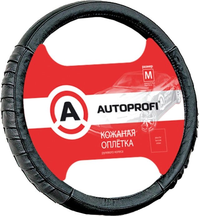 

Оплетка на руль Autoprofi AP-470 BK (M) (черный)