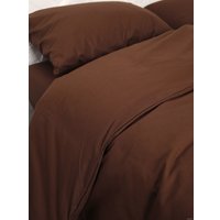 1.5-спальный комплект постельного белья Loon Emily (1.5-спальный, наволочка 70x70, коричневый)