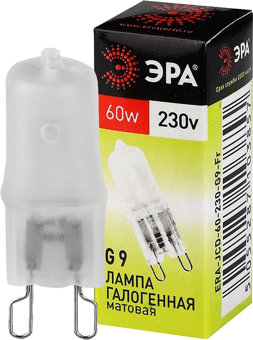 

Галогенная лампа ЭРА G9-JCD-60-230V-FR C0027364