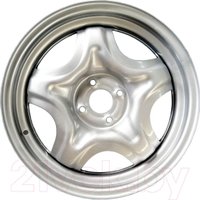 Штампованные диски ТЗСК Renault Sandero 16x6.5" 4x100мм DIA 60.1мм ET 37мм Серебро