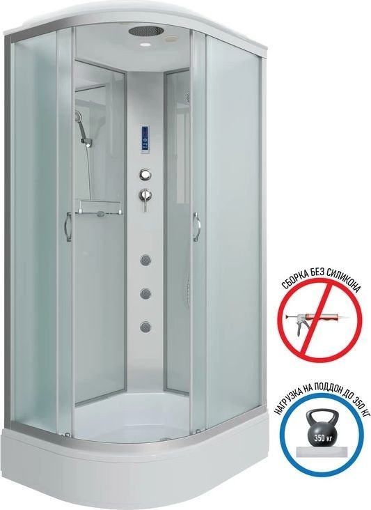 

Душевая кабина Niagara NG-33084-14RF 100x80 (матовое стекло)