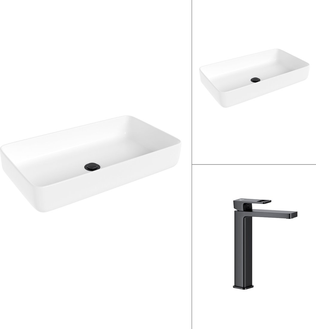 

Умывальник Lauter 21487-60 + Cascade 21СК0655BS