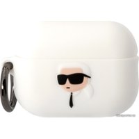 Чехол CG Mobile Karl Lagerfeld для AirPods Pro 2 KLAP2RUNIKH (белый)