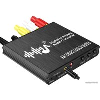 Цифро-аналоговый преобразователь USBTOP Toslink/SPDIF - 3.5mm/RCA + пульт