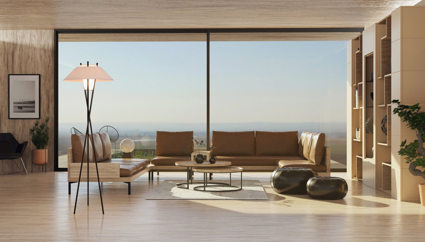 

Торшер Maytoni Riverside MOD018FL-01CH