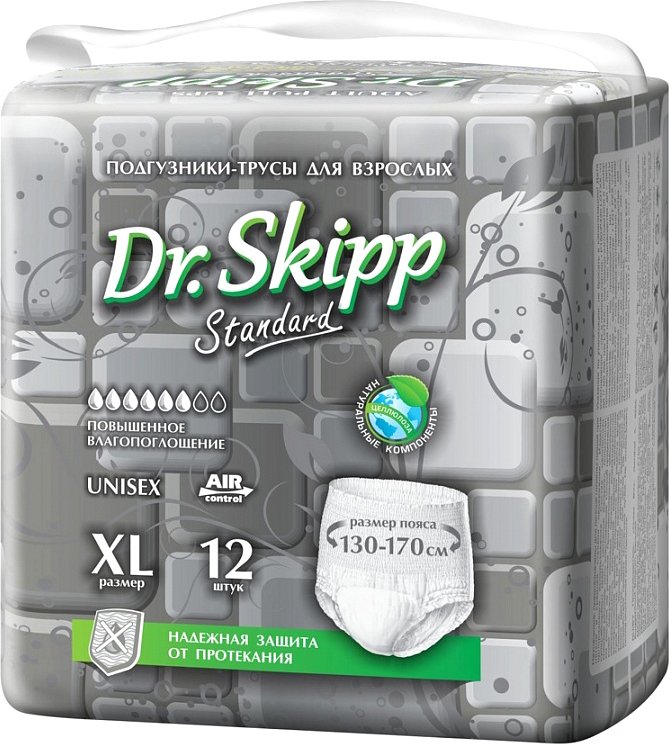 

Послеродовые трусы Dr.Skipp Standard XL (12 шт)