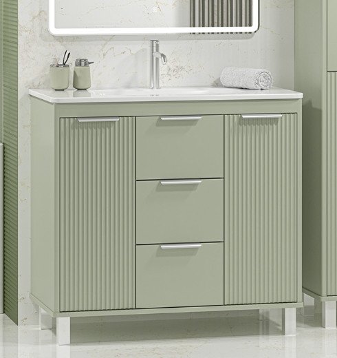 

Brevita Тумба под умывальник Risacca Pistachio 90 RIS-06090-0842Я (фисташковый)