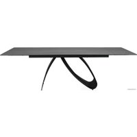 Кухонный стол Signal Diuna DIUNAJSZC160 (серый/черный матовый)