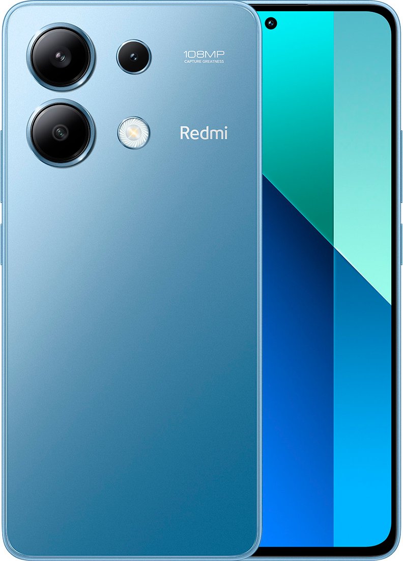 

Телефон Xiaomi Redmi Note 13 8GB/256GB с NFC международная версия (ледяной синий)
