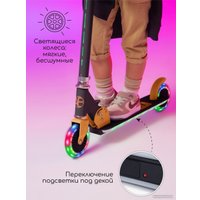 Двухколесный детский самокат Amarobaby Energy AB23-27ENE/0912 (черный/коричневый)