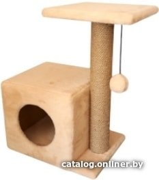 Комплекс Cat House с боковой полкой 0.58 (сизаль бежевый)