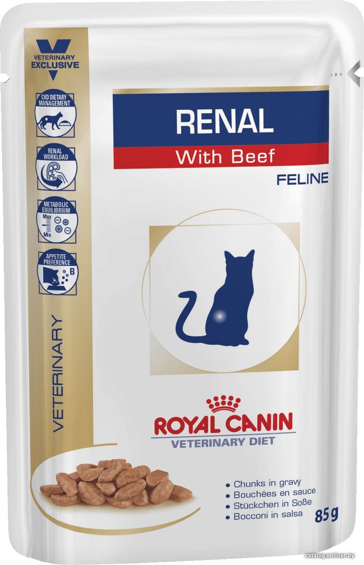 Пресервы Royal Canin Renal с говядиной 0.085 кг
