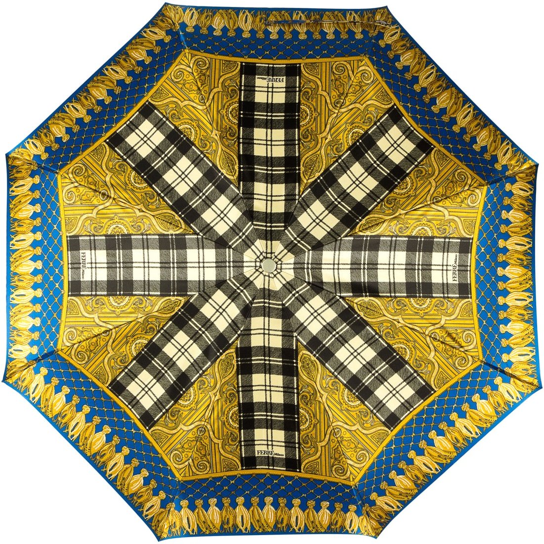 

Складной зонт Gianfranco Ferre 357-OC Barroco Blu