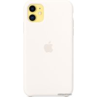 Чехол для телефона Apple Silicone Case для iPhone 11 (белый)