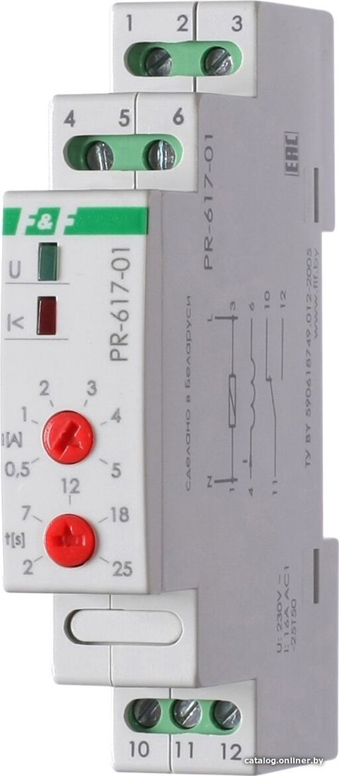 Реле тока Евроавтоматика F&F PR-617-01 EA05.001.002