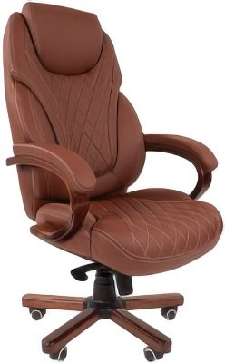 Офисное кресло CHAIRMAN 406 (экопремиум, коричневый)